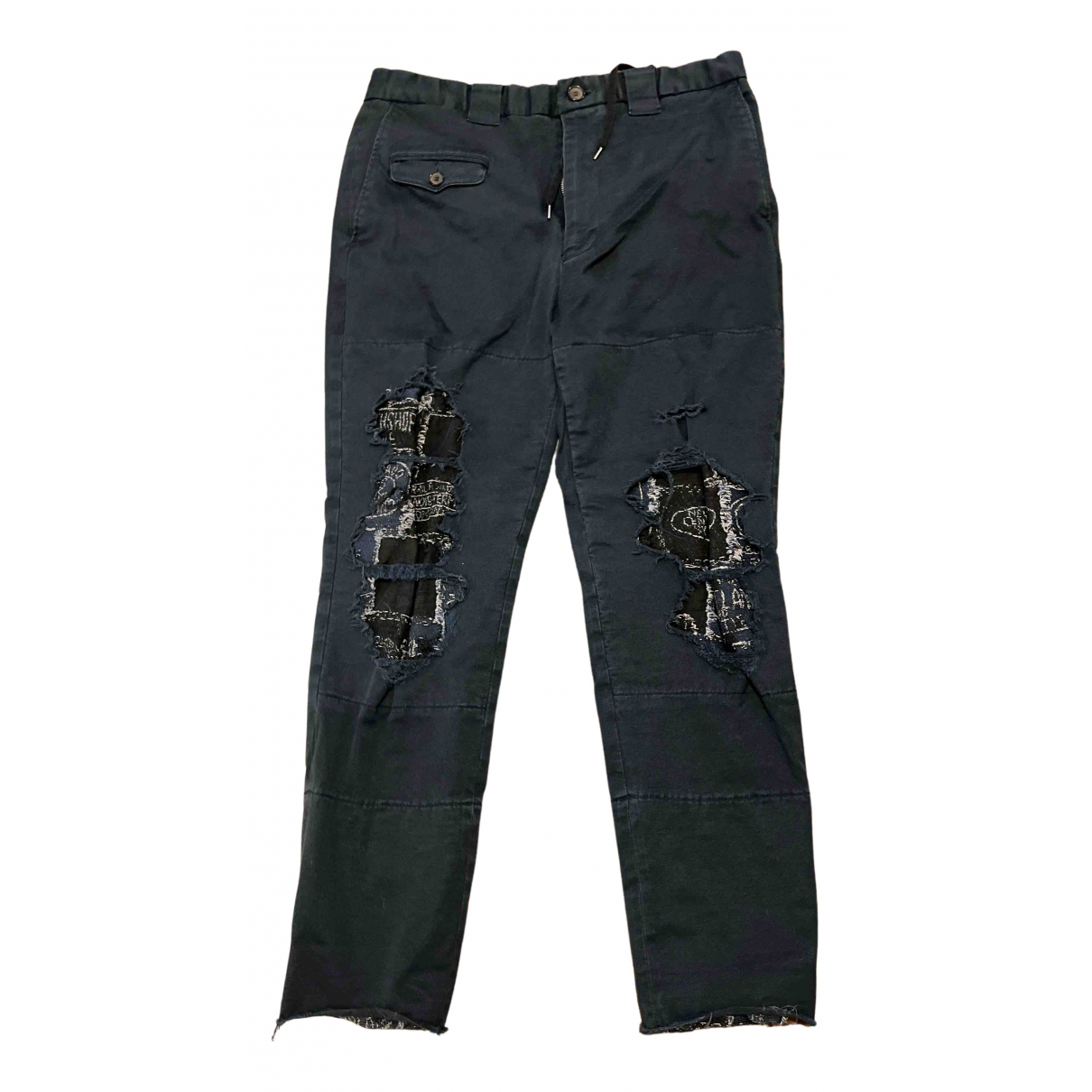 Trousers Maison Mihara Yasuhiro Navy 